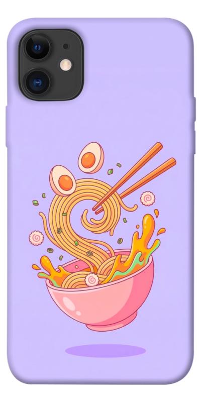 Чехол itsPrint Cartoon noodles для Apple iPhone 11 (6.1"), еда, купить оптом с доставкой