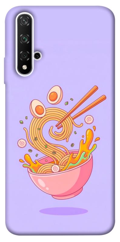 Чехол itsPrint Cartoon noodles для Huawei Honor 20 / Nova 5T, еда, купить оптом с доставкой