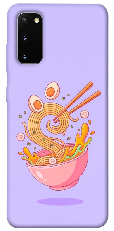 Чохол itsPrint Cartoon noodles для Samsung Galaxy S20, їжа, купити оптом з доставкою