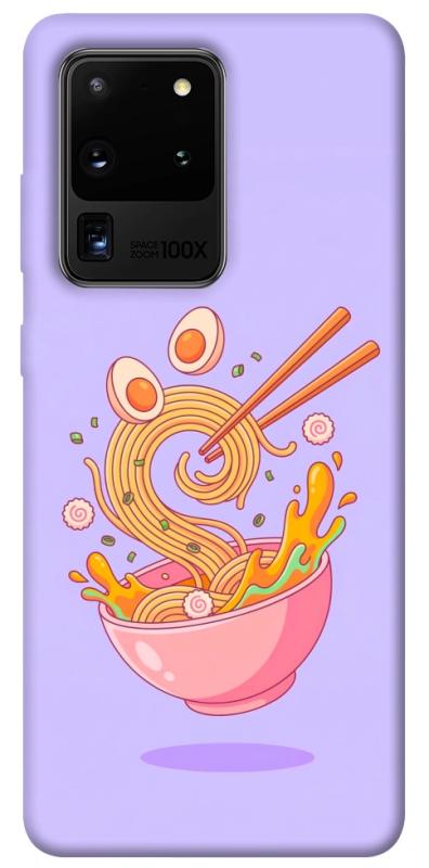 Чехол itsPrint Cartoon noodles для Samsung Galaxy S20 Ultra, еда, купить оптом с доставкой