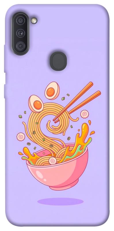Чохол itsPrint Cartoon noodles для Samsung Galaxy A11, їжа, купити оптом з доставкою