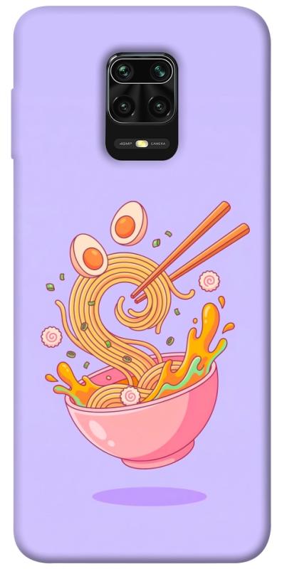 Чехол itsPrint Cartoon noodles для Xiaomi Redmi Note 9s / Note 9 Pro / Note 9 Pro Max, еда, купить оптом с доставкой