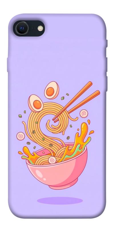 Чохол itsPrint Cartoon noodles для Apple iPhone SE (2020), їжа, купити оптом з доставкою