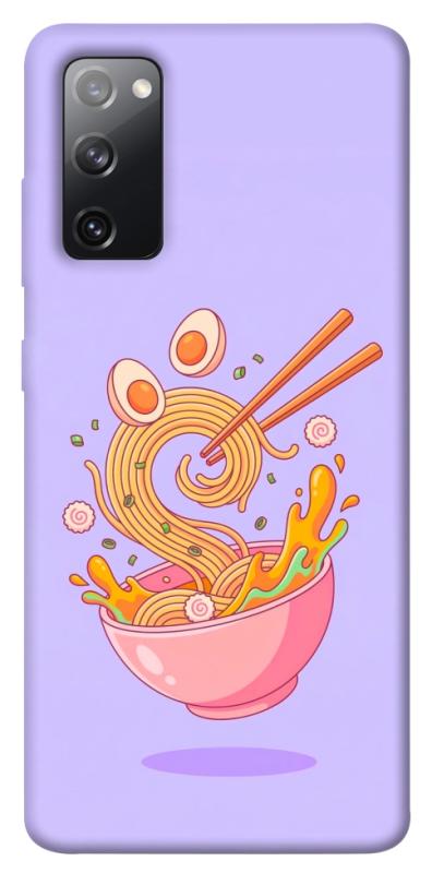 Чехол itsPrint Cartoon noodles для Samsung Galaxy S20 FE, еда, купить оптом с доставкой