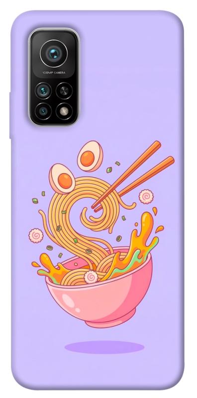 Чехол itsPrint Cartoon noodles для Xiaomi Mi 10T, еда, купить оптом с доставкой