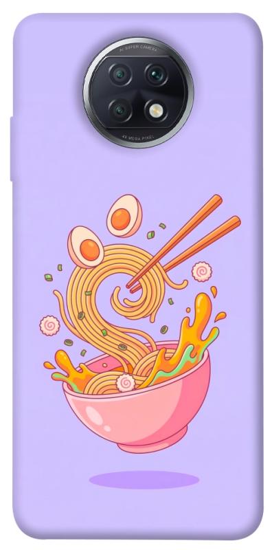 Чехол itsPrint Cartoon noodles для Xiaomi Redmi Note 9 5G / Note 9T, еда, купить оптом с доставкой