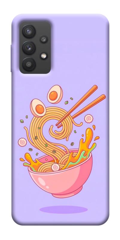 Чехол itsPrint Cartoon noodles для Samsung Galaxy A32 (A326B) 5G, еда, купить оптом с доставкой