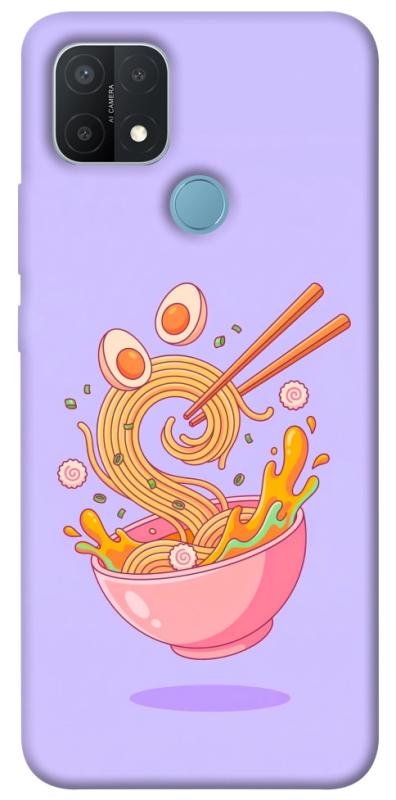 Чехол itsPrint Cartoon noodles для Oppo A15s / A15, еда, купить оптом с доставкой