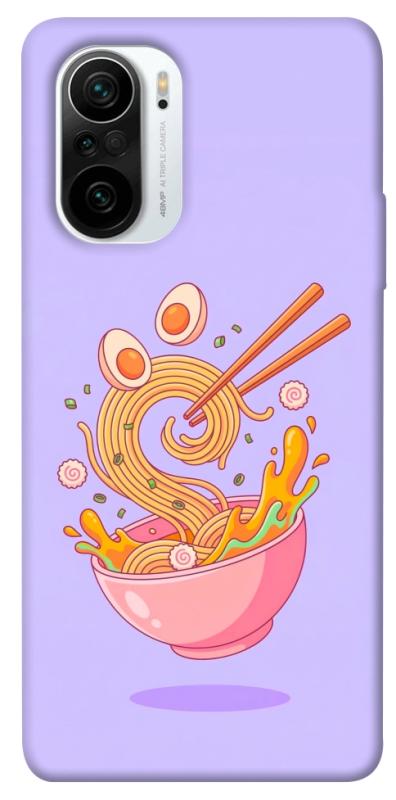 Чехол itsPrint Cartoon noodles для Xiaomi Redmi K40 / K40 Pro / K40 Pro+ / Poco F3, еда, купить оптом с доставкой