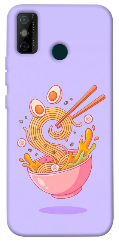 Чехол itsPrint Cartoon noodles для TECNO Spark 6 Go, еда, купить оптом с доставкой