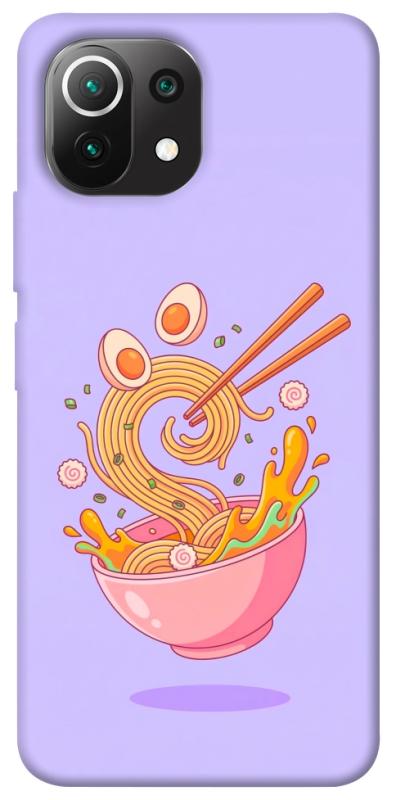 Чехол itsPrint Cartoon noodles для Xiaomi Mi 11 Lite, еда, купить оптом с доставкой