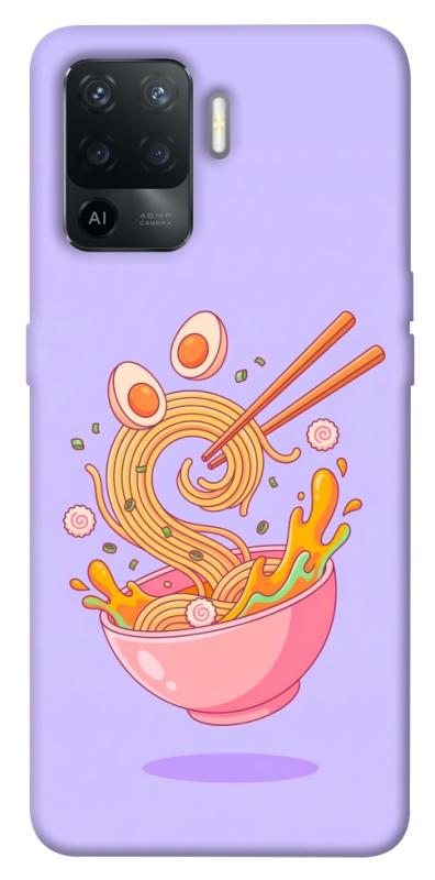 Чехол itsPrint Cartoon noodles для Oppo Reno 5 Lite, еда, купить оптом с доставкой