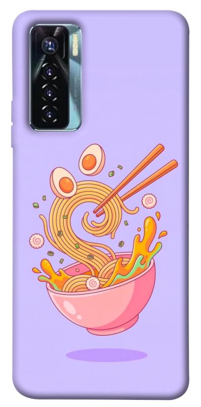 Чехол itsPrint Cartoon noodles для TECNO Camon 17 Pro, еда, купить оптом с доставкой