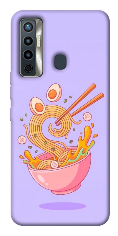 Чохол itsPrint Cartoon noodles для TECNO Camon 17 Pro, їжа, купити оптом з доставкою