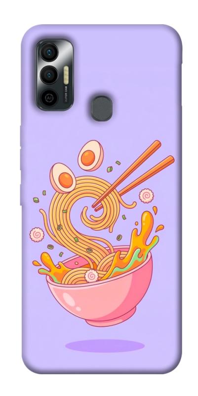 Чехол itsPrint Cartoon noodles для TECNO Spark 7, еда, купить оптом с доставкой