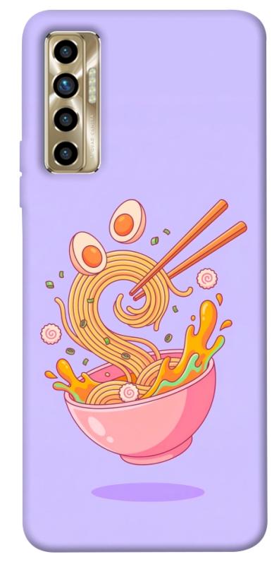 Чехол itsPrint Cartoon noodles для TECNO Camon 17P, еда, купить оптом с доставкой