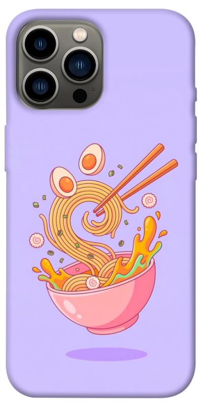 Чехол itsPrint Cartoon noodles для Apple iPhone 13 Pro Max (6.7"), еда, купить оптом с доставкой