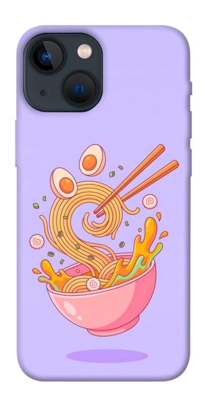 Чехол itsPrint Cartoon noodles для Apple iPhone 13 mini (5.4"), еда, купить оптом с доставкой