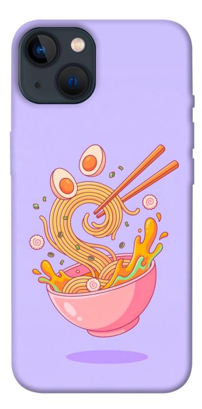 Чехол itsPrint Cartoon noodles для Apple iPhone 13 (6.1"), еда, купить оптом с доставкой