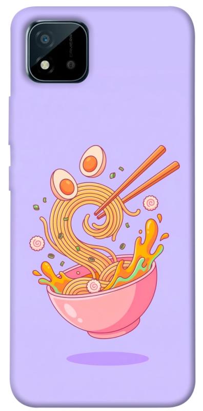 Чехол itsPrint Cartoon noodles для Realme C11 (2021), еда, купить оптом с доставкой