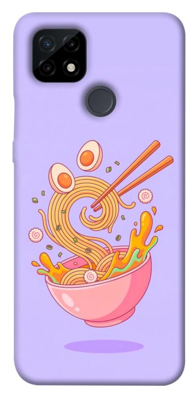 Чохол itsPrint Cartoon noodles для Realme C21, їжа, купити оптом з доставкою