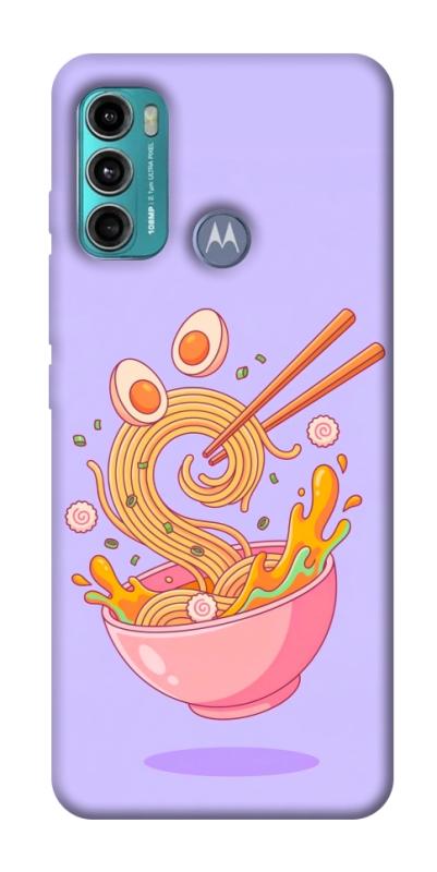 Чохол itsPrint Cartoon noodles для Motorola Moto G60, їжа, купити оптом з доставкою