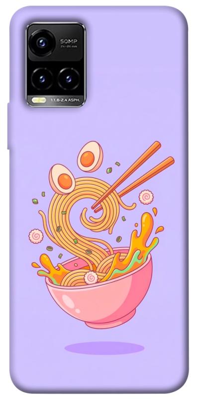 Чехол itsPrint Cartoon noodles для Vivo Y21 / Y33s, еда, купить оптом с доставкой