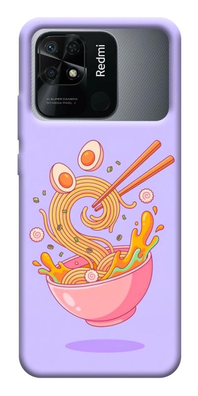 Чехол itsPrint Cartoon noodles для Xiaomi Redmi 10C, еда, купить оптом с доставкой