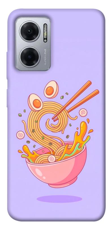 Чехол itsPrint Cartoon noodles для Xiaomi Redmi Note 11E, еда, купить оптом с доставкой