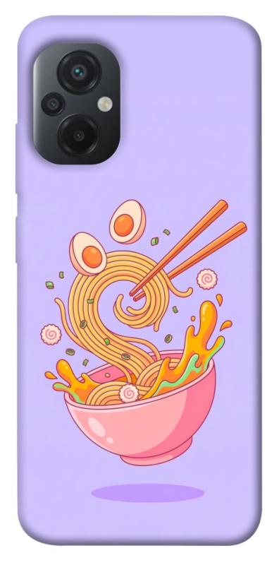 Чехол itsPrint Cartoon noodles для Xiaomi Poco M5, еда, купить оптом с доставкой