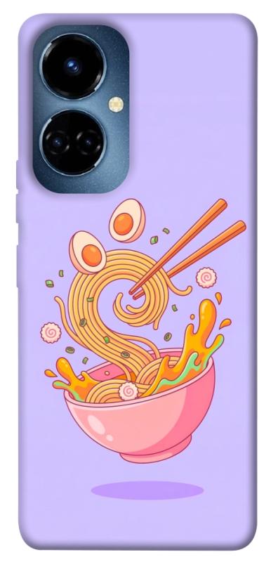 Чехол itsPrint Cartoon noodles для TECNO Camon 19 (CI6n) / 19 Pro (CI8n), еда, купить оптом с доставкой