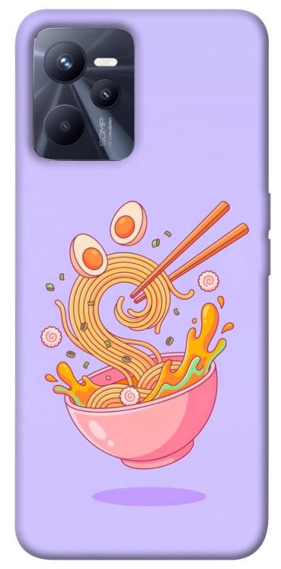 Чехол itsPrint Cartoon noodles для Realme C35, еда, купить оптом с доставкой