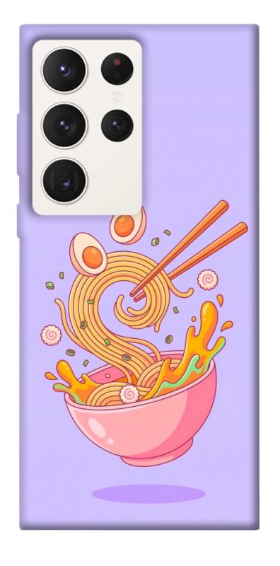 Чохол itsPrint Cartoon noodles для Samsung Galaxy S23 Ultra, їжа, купити оптом з доставкою