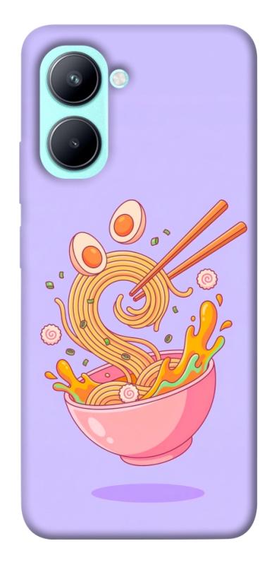 Чехол itsPrint Cartoon noodles для Realme C33, еда, купить оптом с доставкой