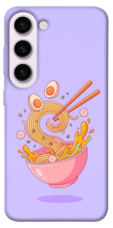 Чехол itsPrint Cartoon noodles для Samsung Galaxy S23+, еда, купить оптом с доставкой