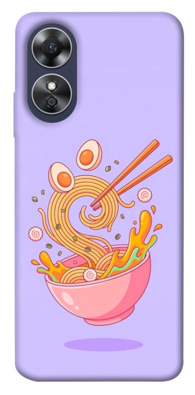Чехол itsPrint Cartoon noodles для Oppo A17, еда, купить оптом с доставкой