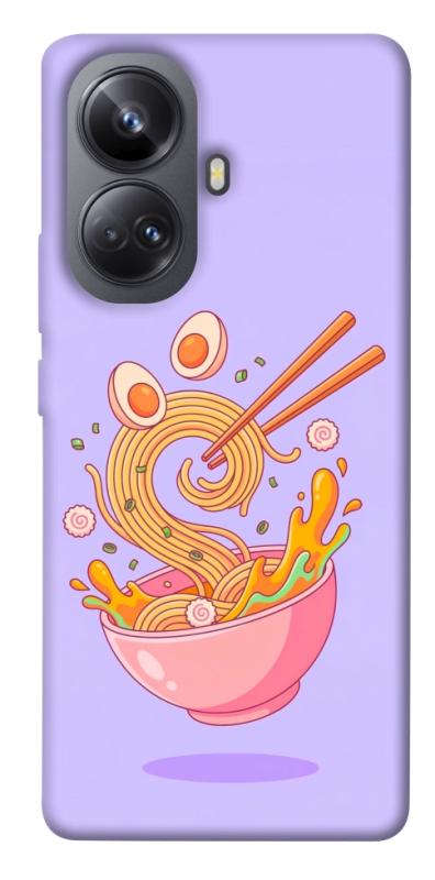 Чехол itsPrint Cartoon noodles для Realme 10 Pro+, еда, купить оптом с доставкой