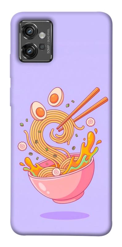 Чехол itsPrint Cartoon noodles для Motorola Moto G32, еда, купить оптом с доставкой