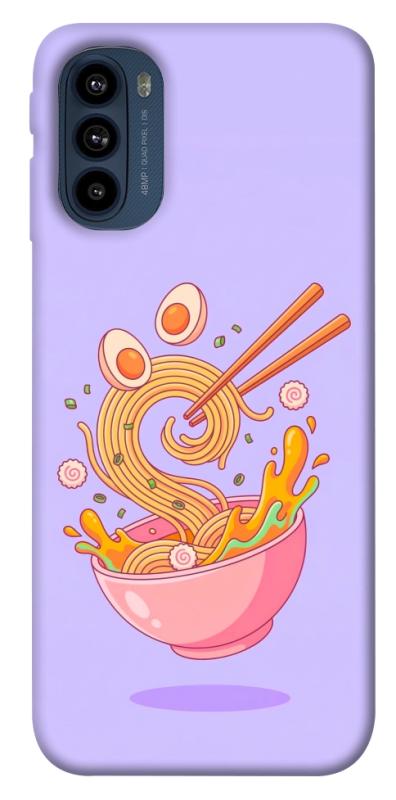 Чехол itsPrint Cartoon noodles для Motorola Moto G41, еда, купить оптом с доставкой