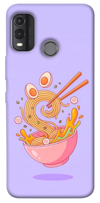 Чехол itsPrint Cartoon noodles для Nokia G11 Plus, еда, купить оптом с доставкой