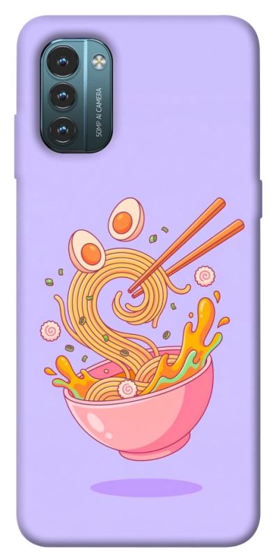 Чехол itsPrint Cartoon noodles для Nokia G21, еда, купить оптом с доставкой