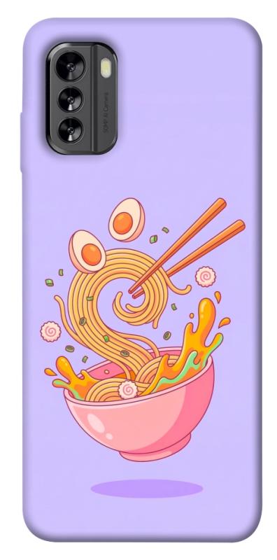 Чохол itsPrint Cartoon noodles для Nokia G60, їжа, купити оптом з доставкою