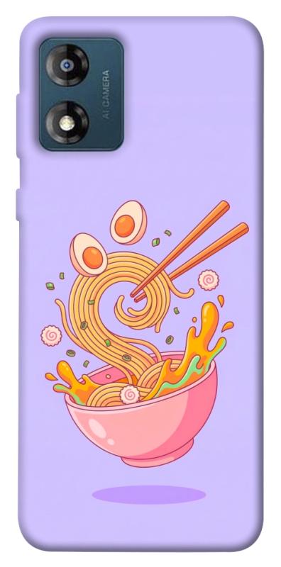 Чехол itsPrint Cartoon noodles для Motorola Moto E13, еда, купить оптом с доставкой