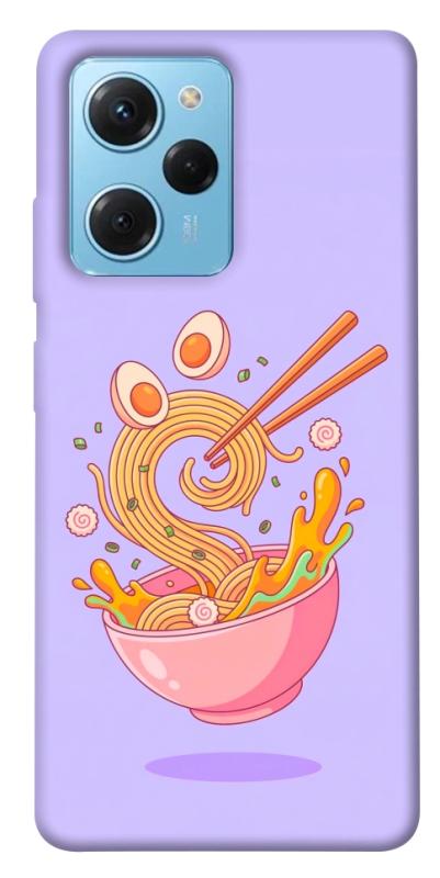 Чехол itsPrint Cartoon noodles для Xiaomi Poco X5 Pro 5G, еда, купить оптом с доставкой