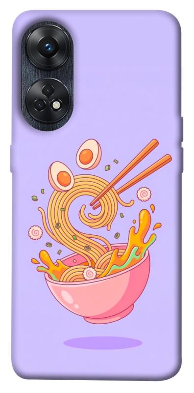 Чехол itsPrint Cartoon noodles для Oppo Reno 8 T 4G, еда, купить оптом с доставкой