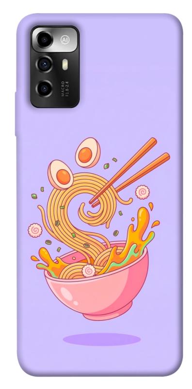 Чехол itsPrint Cartoon noodles для ZTE Blade A72, еда, купить оптом с доставкой
