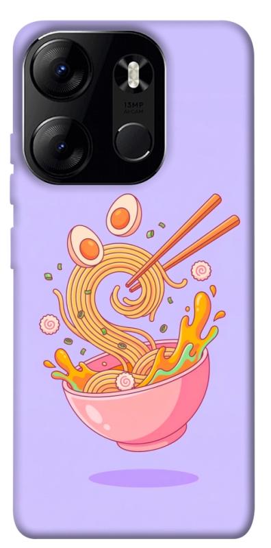 Чехол itsPrint Cartoon noodles для Tecno Spark Go 2023, еда, купить оптом с доставкой