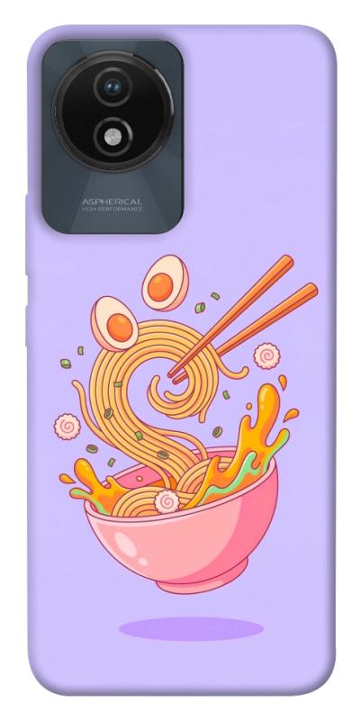 Чехол itsPrint Cartoon noodles для Vivo Y02, еда, купить оптом с доставкой