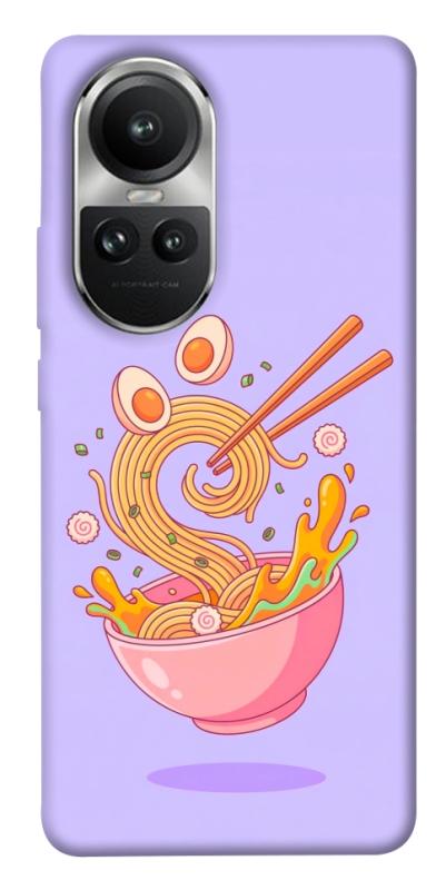 Чехол itsPrint Cartoon noodles для Oppo Reno 10, еда, купить оптом с доставкой