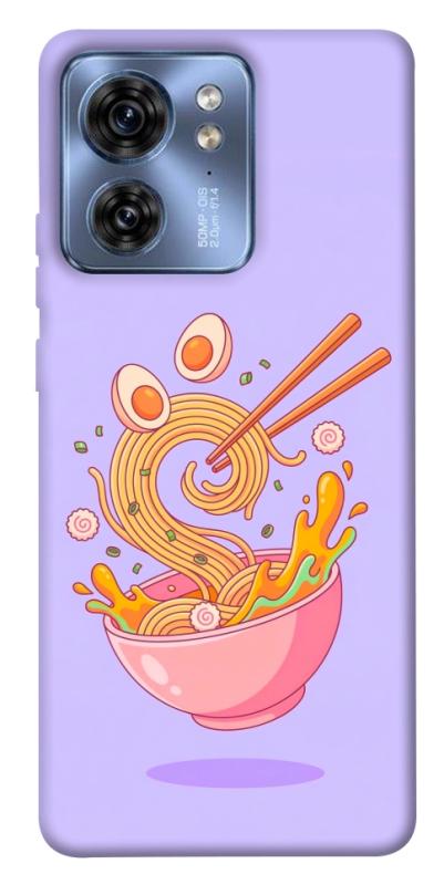 Чехол itsPrint Cartoon noodles для Motorola Edge 40, еда, купить оптом с доставкой
